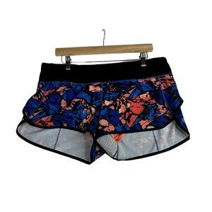 Lululemon Run Speed Shorts‎ size 10 Blue/Orange